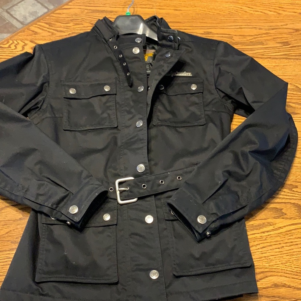 Women’s Harley Davidson jacket.